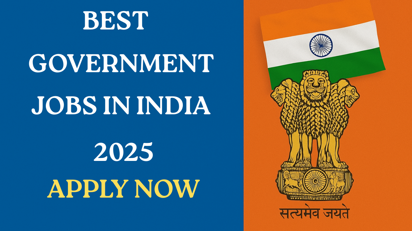 best govt jobs in india