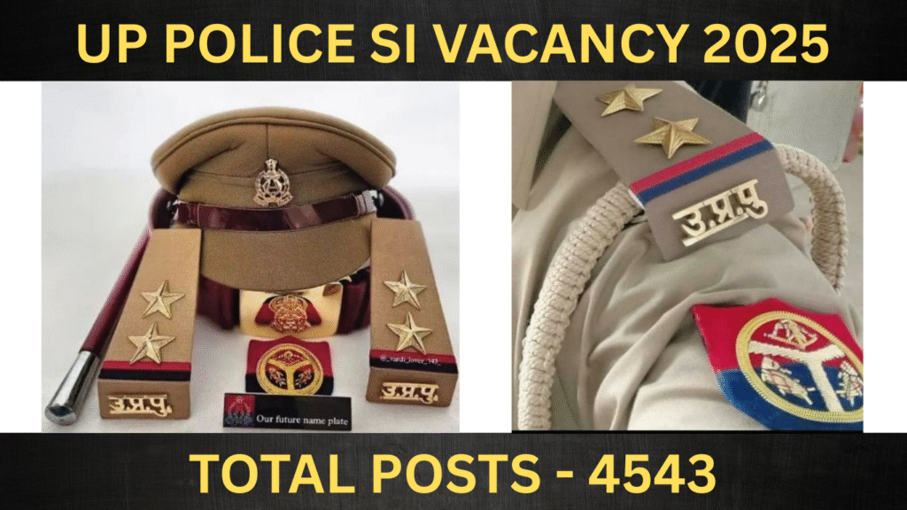 UP Police SI Vacancy